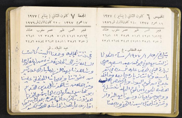The Diaries of Fandi Mhanna, Buqei'a- Upper Galilee, the Late 1970s and Early 1980s 