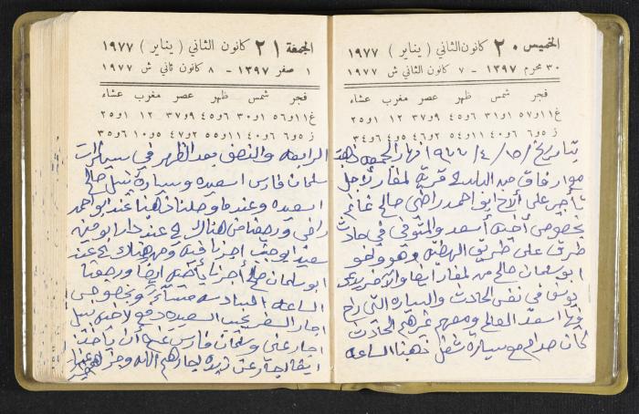 The Diaries of Fandi Mhanna, Buqei'a- Upper Galilee, the Late 1970s and Early 1980s 