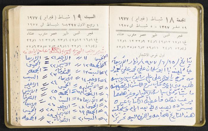 The Diaries of Fandi Mhanna, Buqei'a- Upper Galilee, the Late 1970s and Early 1980s 