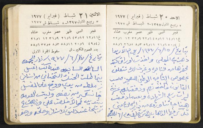 The Diaries of Fandi Mhanna, Buqei'a- Upper Galilee, the Late 1970s and Early 1980s 