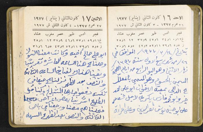 The Diaries of Fandi Mhanna, Buqei'a- Upper Galilee, the Late 1970s and Early 1980s 