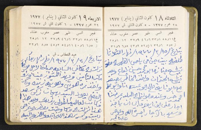 The Diaries of Fandi Mhanna, Buqei'a- Upper Galilee, the Late 1970s and Early 1980s 