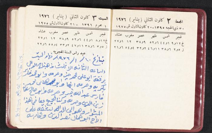 The Diaries of Fandi Mhanna, Buqei'a- Upper Galilee, 1976