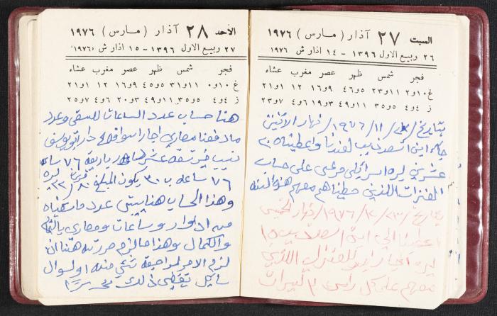 The Diaries of Fandi Mhanna, Buqei'a- Upper Galilee, 1976