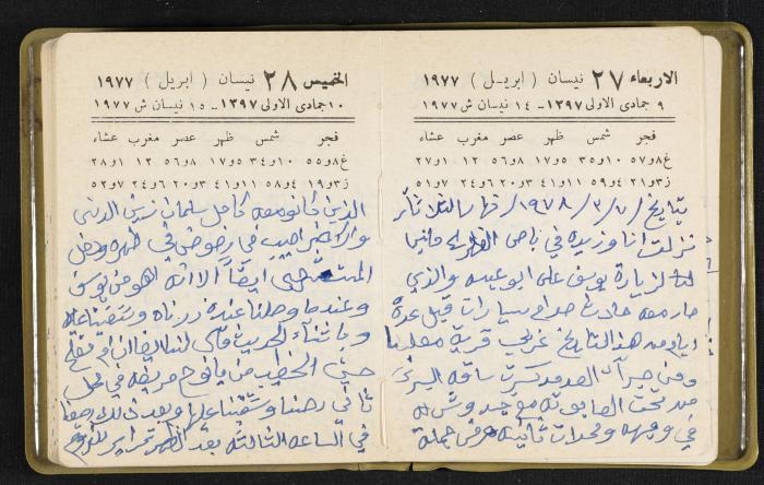 The Diaries of Fandi Mhanna, Buqei'a- Upper Galilee, the Late 1970s and Early 1980s 