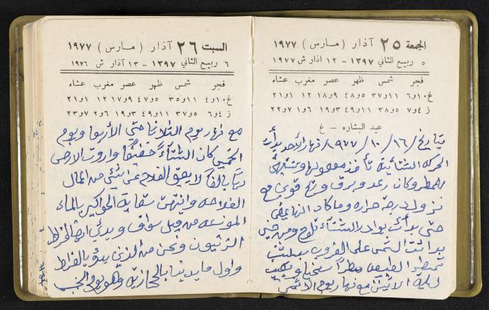 The Diaries of Fandi Mhanna, Buqei'a- Upper Galilee, the Late 1970s and Early 1980s 