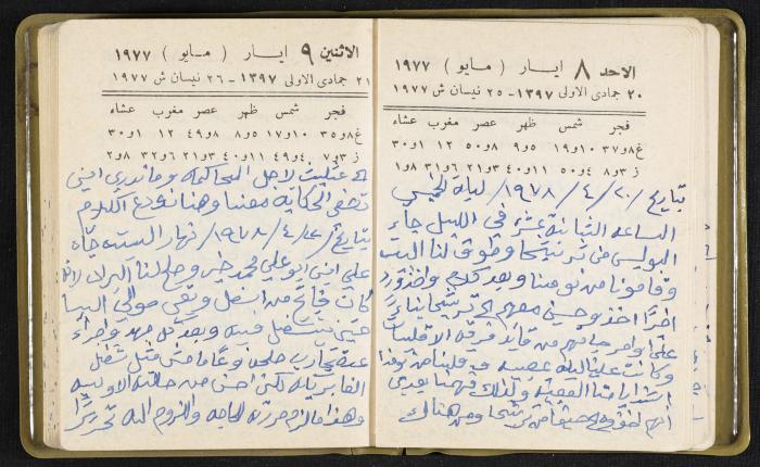 The Diaries of Fandi Mhanna, Buqei'a- Upper Galilee, the Late 1970s and Early 1980s 