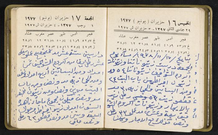The Diaries of Fandi Mhanna, Buqei'a- Upper Galilee, the Late 1970s and Early 1980s 