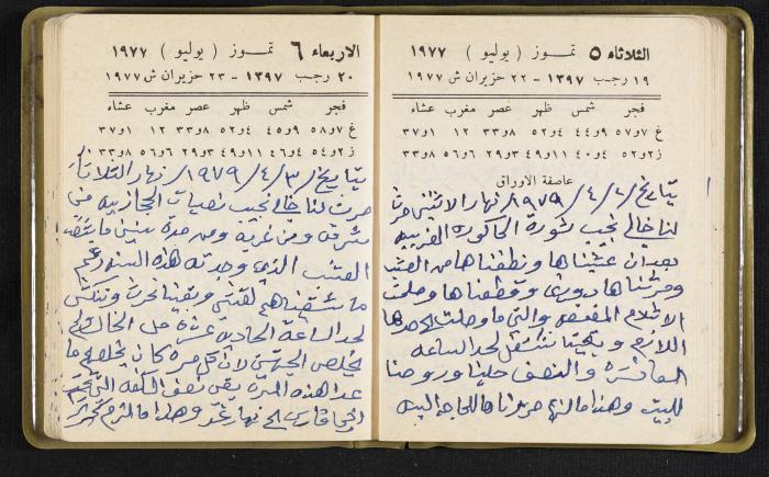 The Diaries of Fandi Mhanna, Buqei'a- Upper Galilee, the Late 1970s and Early 1980s 