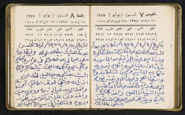 The Diaries of Fandi Mhanna, Buqei'a- Upper Galilee, the Late 1970s and Early 1980s 