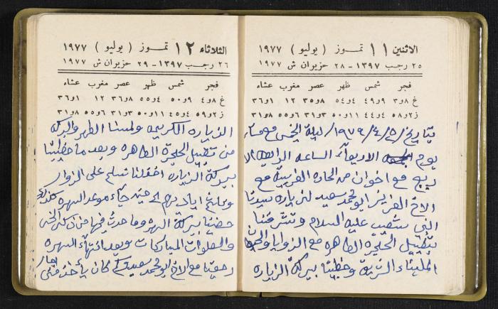 The Diaries of Fandi Mhanna, Buqei'a- Upper Galilee, the Late 1970s and Early 1980s 