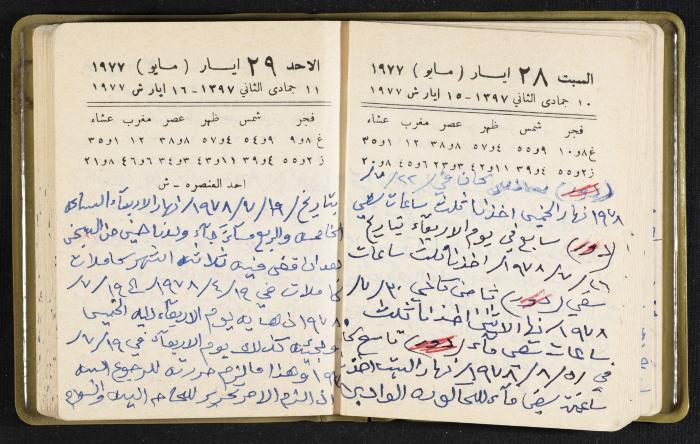 The Diaries of Fandi Mhanna, Buqei'a- Upper Galilee, the Late 1970s and Early 1980s 