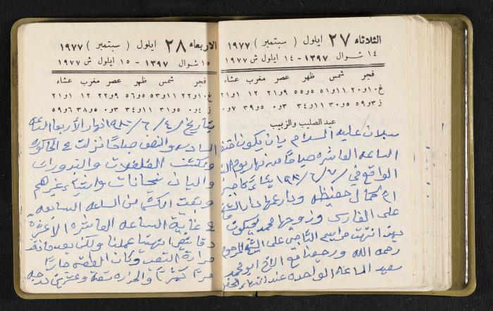 The Diaries of Fandi Mhanna, Buqei'a- Upper Galilee, the Late 1970s and Early 1980s 