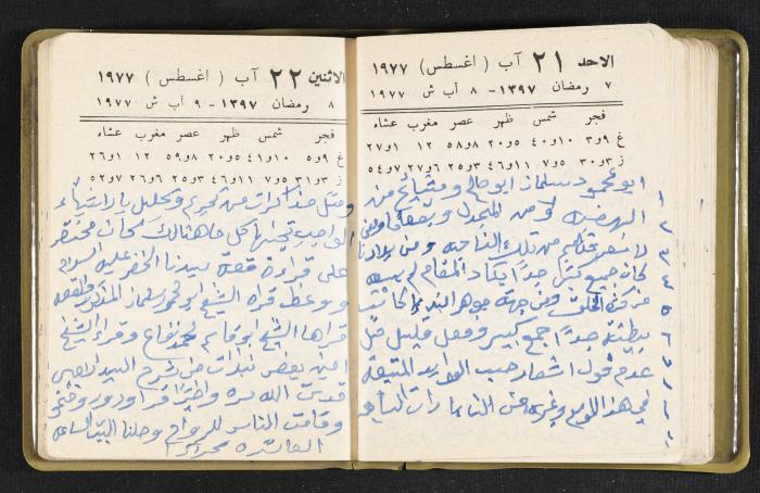 The Diaries of Fandi Mhanna, Buqei'a- Upper Galilee, the Late 1970s and Early 1980s 
