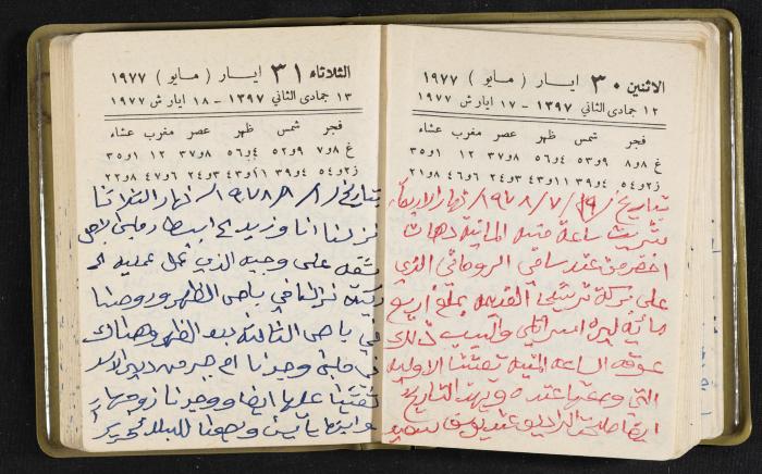 The Diaries of Fandi Mhanna, Buqei'a- Upper Galilee, the Late 1970s and Early 1980s 