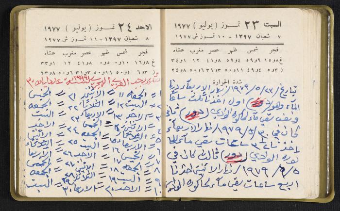The Diaries of Fandi Mhanna, Buqei'a- Upper Galilee, the Late 1970s and Early 1980s 