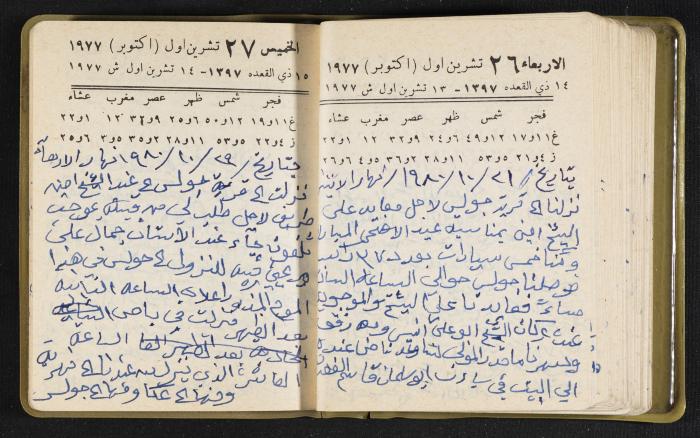The Diaries of Fandi Mhanna, Buqei'a- Upper Galilee, the Late 1970s and Early 1980s 