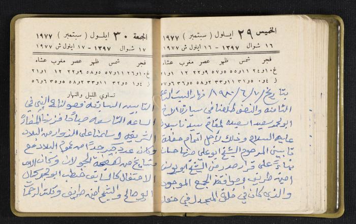 The Diaries of Fandi Mhanna, Buqei'a- Upper Galilee, the Late 1970s and Early 1980s 