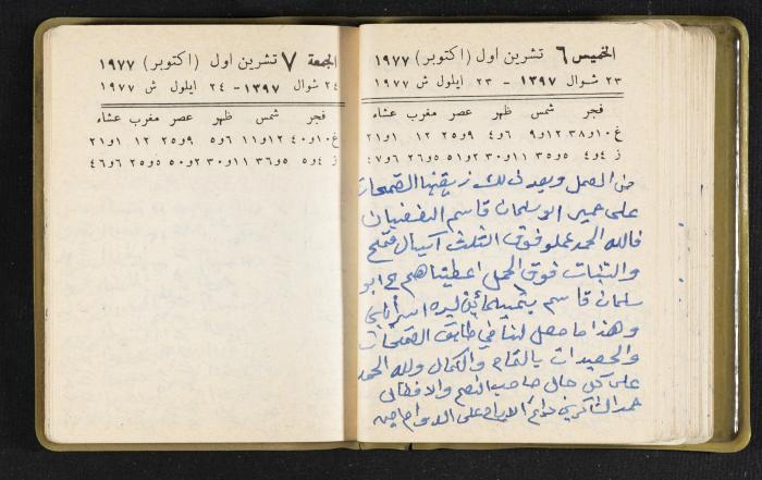 The Diaries of Fandi Mhanna, Buqei'a- Upper Galilee, the Late 1970s and Early 1980s 
