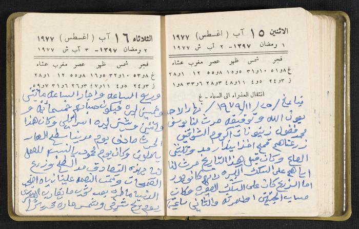 The Diaries of Fandi Mhanna, Buqei'a- Upper Galilee, the Late 1970s and Early 1980s 