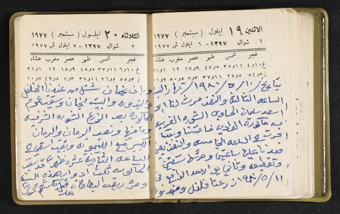 The Diaries of Fandi Mhanna, Buqei'a- Upper Galilee, the Late 1970s and Early 1980s 