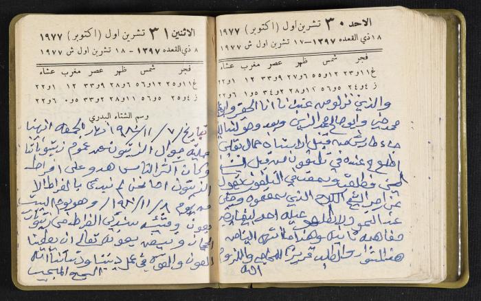 The Diaries of Fandi Mhanna, Buqei'a- Upper Galilee, the Late 1970s and Early 1980s 