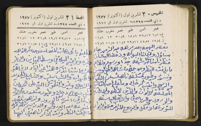 The Diaries of Fandi Mhanna, Buqei'a- Upper Galilee, the Late 1970s and Early 1980s 