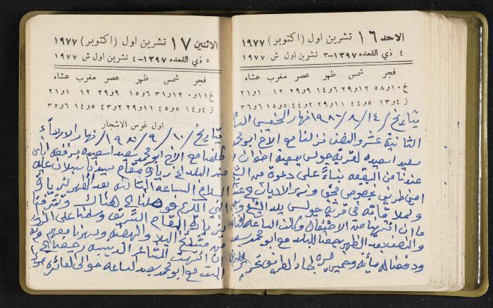 The Diaries of Fandi Mhanna, Buqei'a- Upper Galilee, the Late 1970s and Early 1980s 