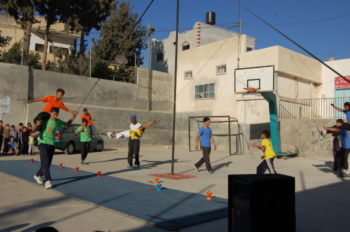 A Glimpse of an Open Day Held by the Palestinian Circus School in Far'a Palestinian Refugee Camp