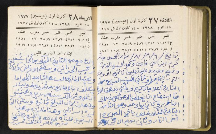 The Diaries of Fandi Mhanna, Buqei'a- Upper Galilee, the Late 1970s and Early 1980s 