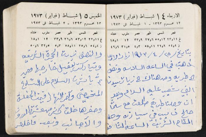 دفتر يوميات فندي مهنا، البقيعة- الجليل الأعلى، 1973 و1981-1983
