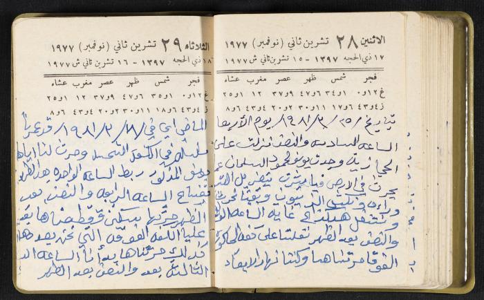 The Diaries of Fandi Mhanna, Buqei'a- Upper Galilee, the Late 1970s and Early 1980s 
