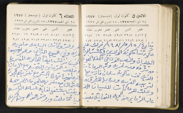 The Diaries of Fandi Mhanna, Buqei'a- Upper Galilee, the Late 1970s and Early 1980s 
