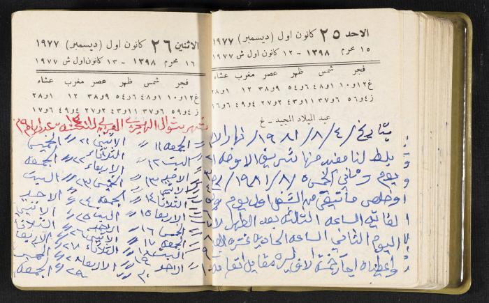 The Diaries of Fandi Mhanna, Buqei'a- Upper Galilee, the Late 1970s and Early 1980s 