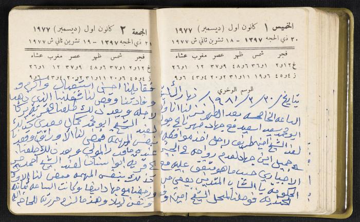 The Diaries of Fandi Mhanna, Buqei'a- Upper Galilee, the Late 1970s and Early 1980s 