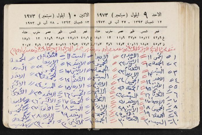 دفتر يوميات فندي مهنا، البقيعة- الجليل الأعلى، 1973 و1981-1983