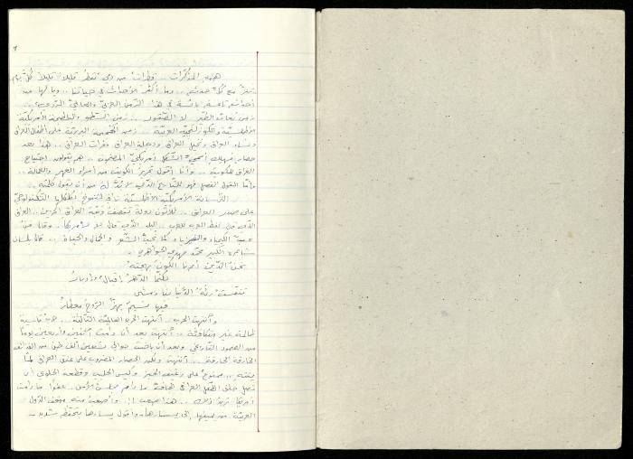 دفتر يوميات حسين مهنا، القيعة- الجليل الأعلى، 1991-1993