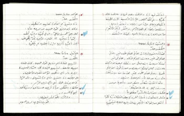 The Diaries of Fandi Mhanna, Buqei'a- Upper Galilee, 1997-2002