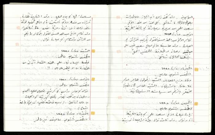 The Diaries of Fandi Mhanna, Buqei'a- Upper Galilee, 1997-2002
