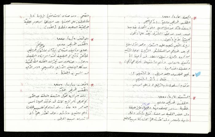 The Diaries of Fandi Mhanna, Buqei'a- Upper Galilee, 1997-2002
