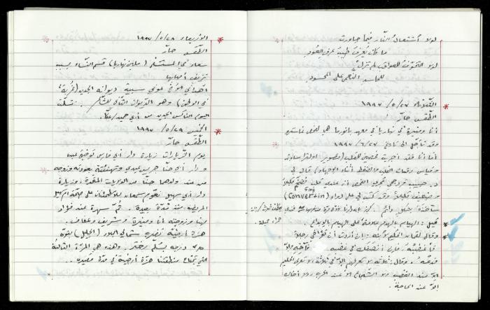 The Diaries of Fandi Mhanna, Buqei'a- Upper Galilee, 1997-2002
