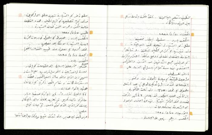 The Diaries of Fandi Mhanna, Buqei'a- Upper Galilee, 1997-2002