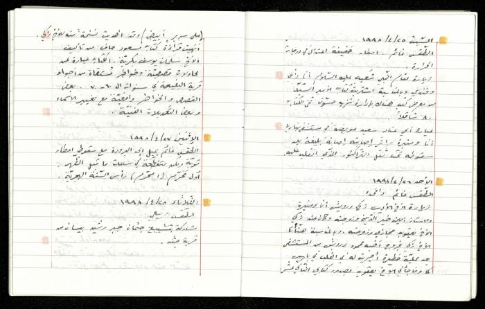 The Diaries of Fandi Mhanna, Buqei'a- Upper Galilee, 1997-2002
