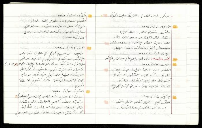 The Diaries of Fandi Mhanna, Buqei'a- Upper Galilee, 1997-2002