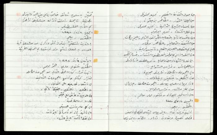 The Diaries of Fandi Mhanna, Buqei'a- Upper Galilee, 1997-2002