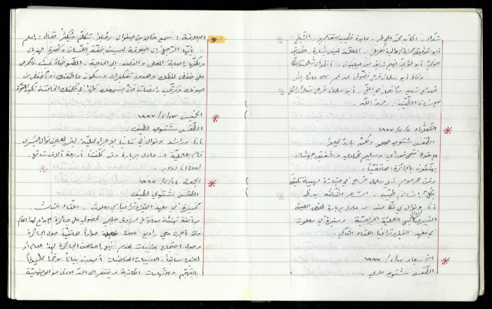 The Diaries of Fandi Mhanna, Buqei'a- Upper Galilee, 1997-2002