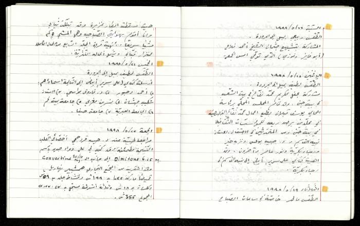 The Diaries of Fandi Mhanna, Buqei'a- Upper Galilee, 1997-2002