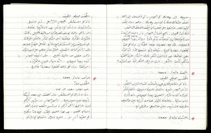 The Diaries of Fandi Mhanna, Buqei'a- Upper Galilee, 1997-2002