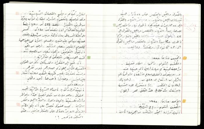 The Diaries of Fandi Mhanna, Buqei'a- Upper Galilee, 1997-2002