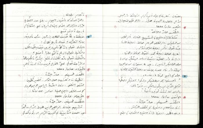 The Diaries of Fandi Mhanna, Buqei'a- Upper Galilee, 1997-2002